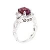 Image 4 : 14KT White Gold 2.67ct Ruby and Diamond Ring