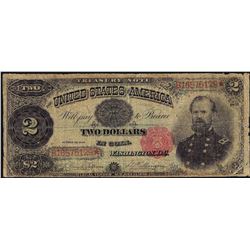 1890 $2 Treasury Note