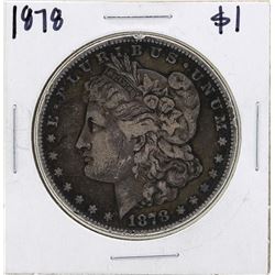 1878 $1 Morgan Silver Dollar Coin