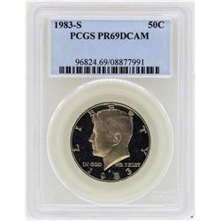 1983-S Kennedy Half Dollar Coin PCGS PR69DCAM