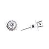 Image 2 : 14KT White Gold 0.45ctw Diamond Earrings