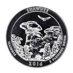 2016 5oz Silver ATB Shawnee Illinois Silver Coin