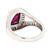 Image 3 : 14KT White Gold 2.76ct Ruby and Diamond Ring