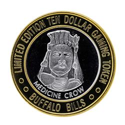 .999 Silver Buffalo Bills Resort & Casino $10 Limited Edition Gaming Token