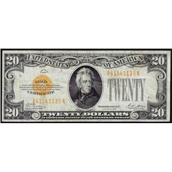 1928 $20 Gold Certificate Note