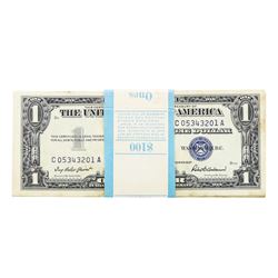Pack of (100) Consecutive 1957 $1 Silver Certificate Notes