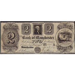 1837 $2 The Bank of Manchester Note