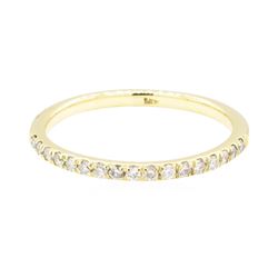 14KT Yellow Gold 0.15ctw Diamond Band
