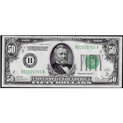 1928A $50 Federal Reserve Note New York