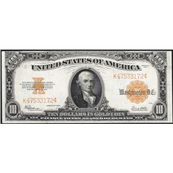 1922 $10 Gold Certificate Note