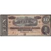 Image 1 : 1864 $10 Confederate States of America Note