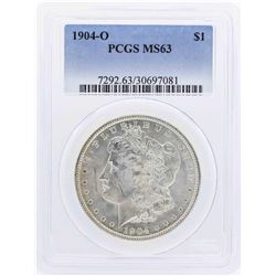 1904-O $1 Morgan Silver Dollar Coin PCGS MS63