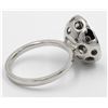 Image 3 : 14KT White Gold 0.75ctw Round Cut Diamond Anniversary Ring