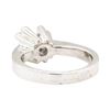 Image 3 : 18KT White Gold 0.55ctw Diamond Ring