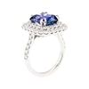 Image 4 : 18KT White Gold 3.60ct Tanzanite and Diamond Ring