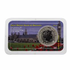 2000 Great Britain Two Pound Silver Coin