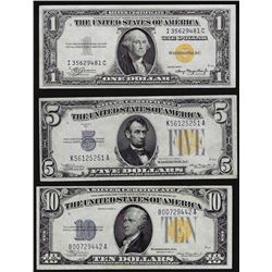 Set of (3) North Africa WWII Emergency Silver Certificate Notes