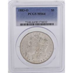 1883-O $1 Morgan Silver Dollar Coin PCGS MS64