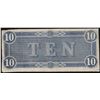 Image 2 : 1864 $10 Confederate States of America Note