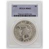 Image 1 : 1923 $1 Peace Silver Dollar Coin PCGS MS63