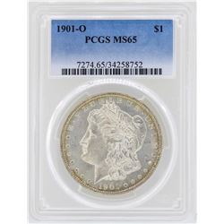 1901-O $1 Morgan Silver Dollar Coin PCGS MS65