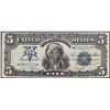 Image 1 : 1899 $5 Indian Chief Silver Certificate Bank Note