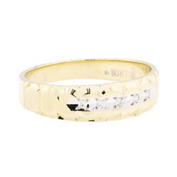 10KT Yellow Gold 0.05ctw Diamond Ring