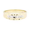 Image 2 : 10KT Yellow Gold 0.05ctw Diamond Ring