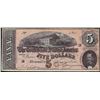 Image 1 : 1864 $5 Confederate States of America Note
