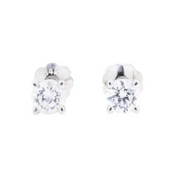 14KT White Gold 0.45ctw Diamond Stud Earrings