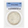 Image 1 : 1884 $1 Morgan Silver Dollar Coin PCGS MS66