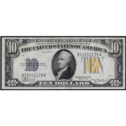 1934A $10 North Africa Silver Certificate WWII Emergency Note