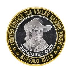 .999 Silver Buffalo Bills Resort & Casino $10 Limited Edition Gaming Token