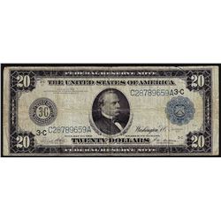 1914 $20 Federal Reserve Note Philadelphia