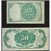 Image 2 : Set of 1874 Twenty-Five & Fifty Cent 5th Issue Fractional Notes