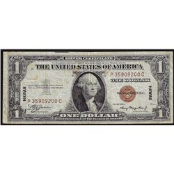 1935A $1 Silver Certificate WWII Emergency Hawaii Note