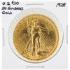 Image 1 : 1928 $20 St. Gaudens Double Eagle Gold Coin