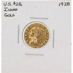 1928 $2 1/2 Indian Head Quarter Eagle Gold Coin