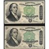 Image 1 : Lot of (2) March 3, 1863 Fifty Cent 4th Issue Fractional Notes