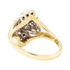 Image 3 : 14KT Yellow Gold 0.25ctw Diamond Ring