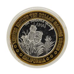 .999 Silver Sam Boyds California Hotel $10 Casino Limited Edition Gaming Token