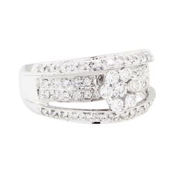 18KT White Gold 0.75ctw Diamond Ring