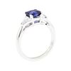 Image 4 : Platinum 1.48ct Sapphire and Diamond Ring