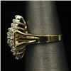 Image 3 : 14KT Yellow Gold 0.80ctw Marquise Design Diamond Ring
