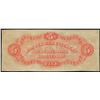 Image 2 : 1800's $5 Citizens Bank of Louisiana Obsolete Bank Note