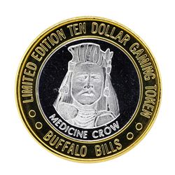 .999 Silver Buffalo Bills Resort & Casino $10 Limited Edition Gaming Token