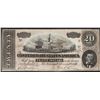 Image 1 : 1864 $20 Confederate States of America Note