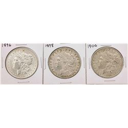 Lot of (3) Assorted Date $1 Morgan Silver Dollar Coins