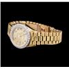 Image 3 : Ladies 18KT Yellow Gold Rolex Datejust Watch with Diamond Dial & Bezel