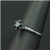 Image 2 : 14KT White Gold 0.74ctw Natural Diamond Solitaire Engagement Wedding Ring
